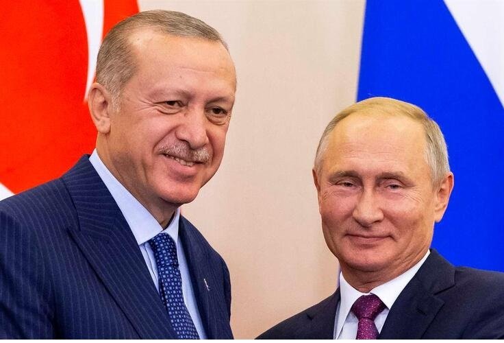 Envio de grão para países africanos em discussão entre Putin e Erdogan