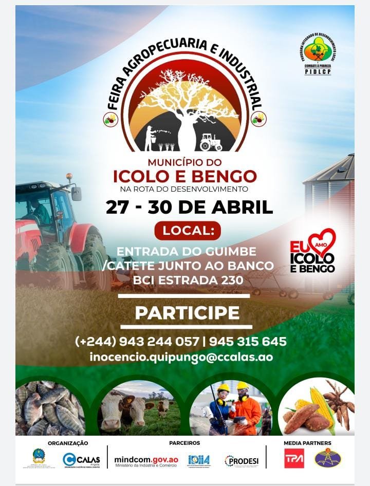 Icolo e Bengo realiza 2ª edição da Feira Agropecuária e Industrial
